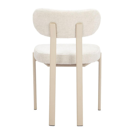 ZUO Aurea Dining Chair (Set of 4) Light Gray