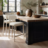 ZUO Aurea Counter Stool (Set of 2) Light Gray