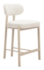 ZUO Aurea Counter Stool (Set of 2) Light Gray