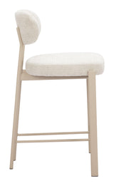 ZUO Aurea Counter Stool (Set of 2) Light Gray