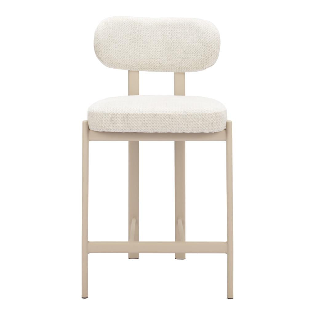 ZUO Aurea Counter Stool (Set of 2) Light Gray