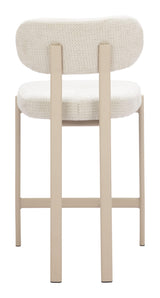 ZUO Aurea Counter Stool (Set of 2) Light Gray