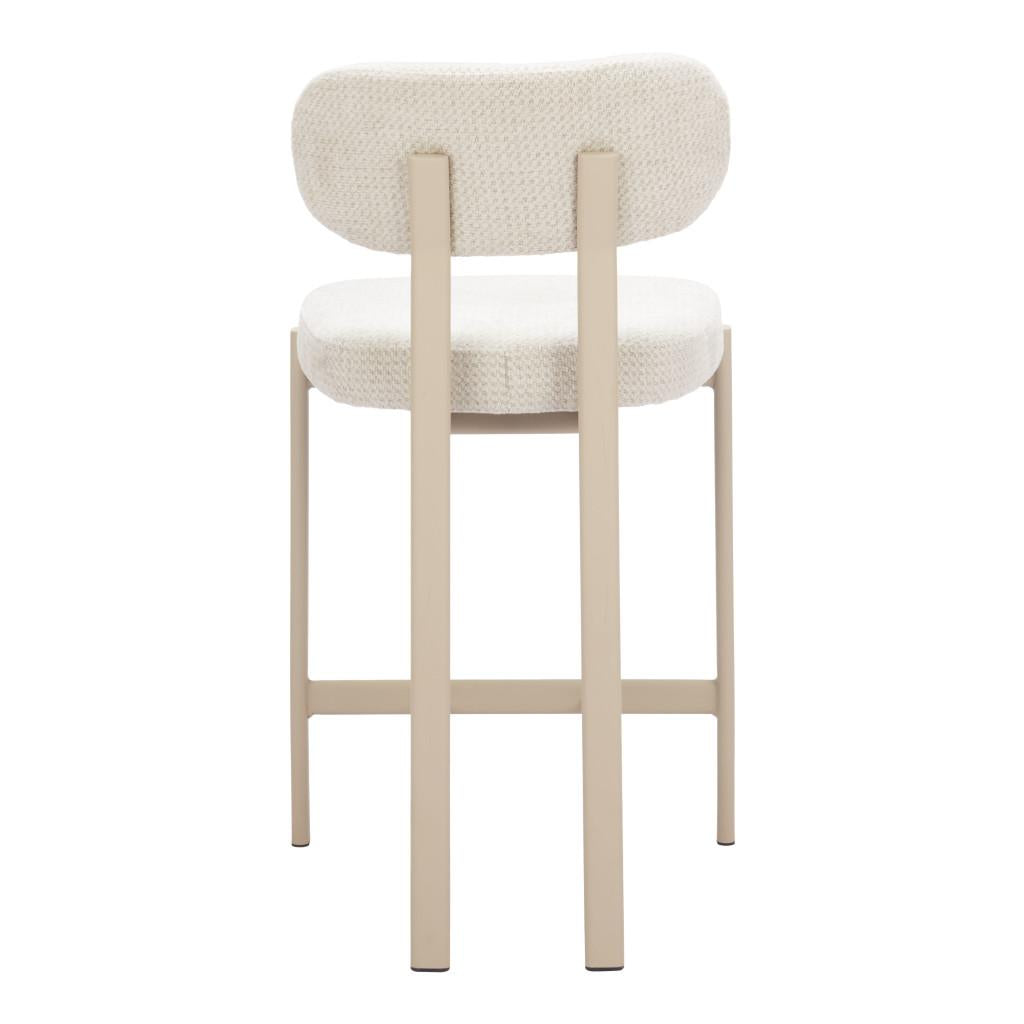 ZUO Aurea Counter Stool (Set of 2) Light Gray