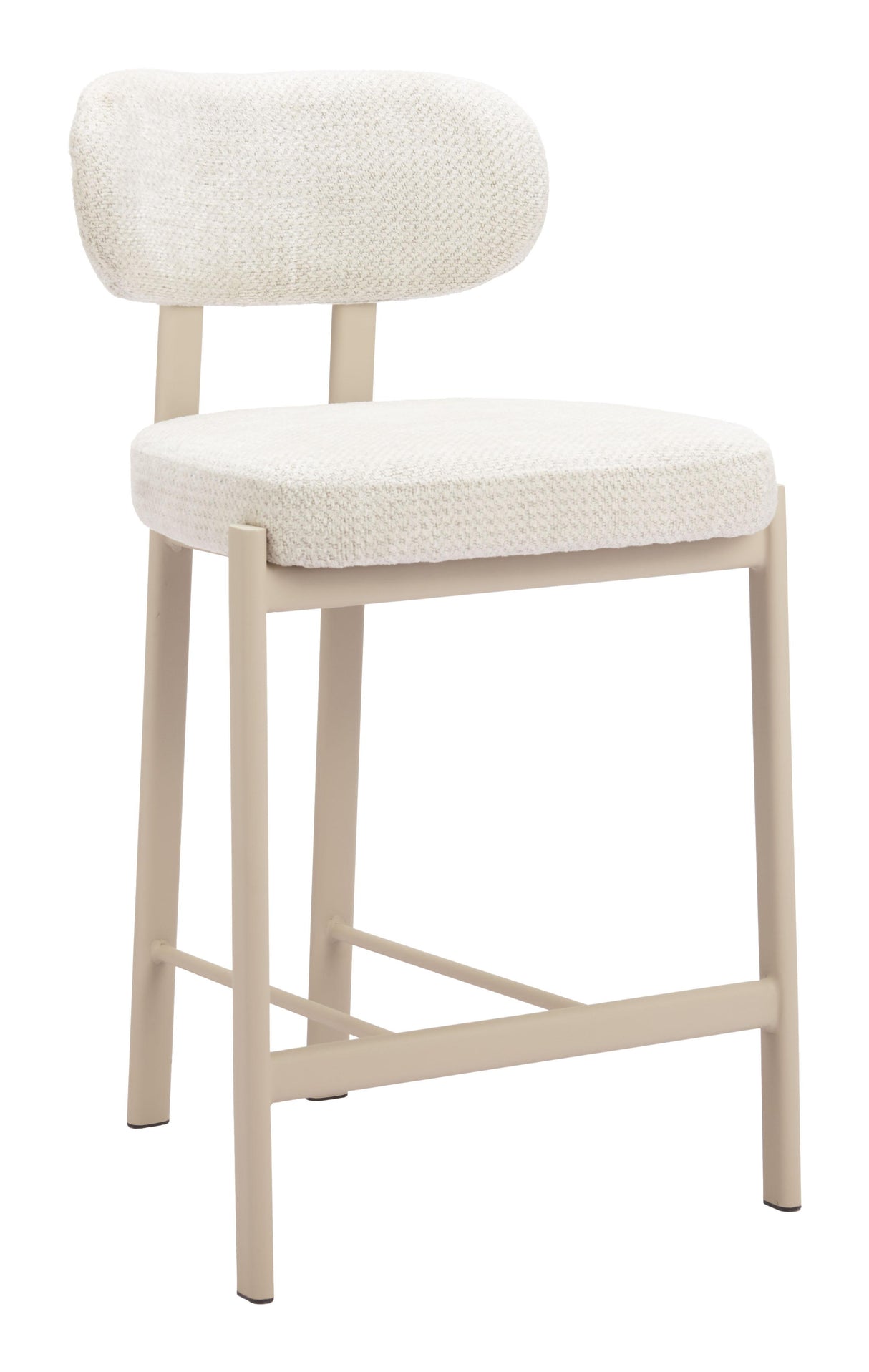 ZUO Aurea Counter Stool (Set of 2) Light Gray