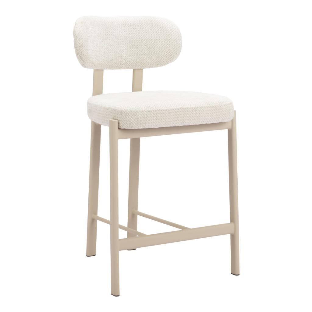 ZUO Aurea Counter Stool (Set of 2) Light Gray