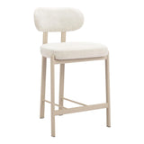 ZUO Aurea Counter Stool (Set of 2) Light Gray
