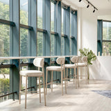 ZUO Aurea Barstool (Set of 2) Light Gray