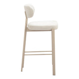 ZUO Aurea Barstool (Set of 2) Light Gray