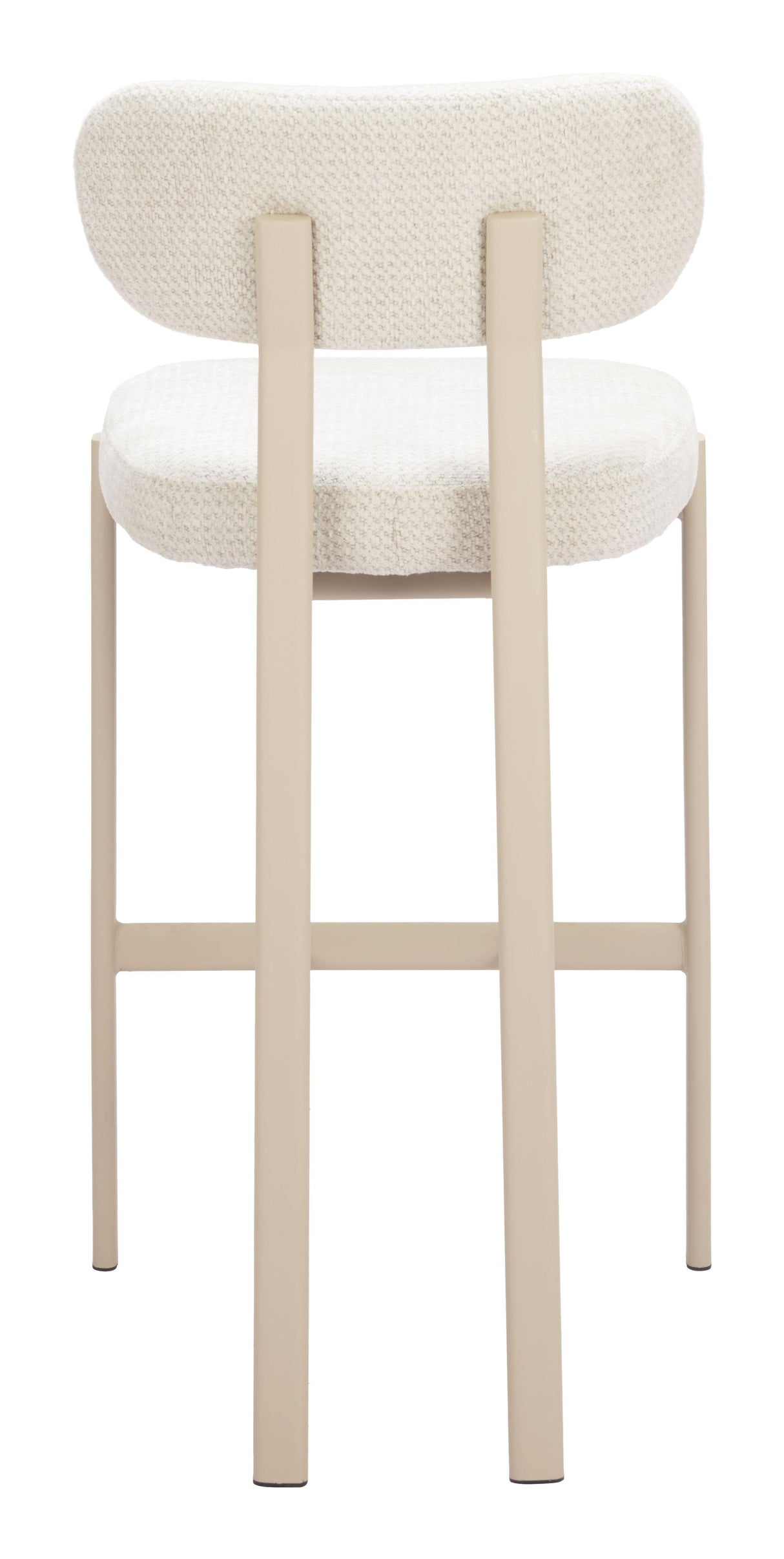 ZUO Aurea Barstool (Set of 2) Light Gray