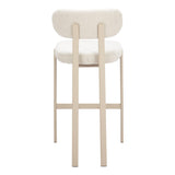 ZUO Aurea Barstool (Set of 2) Light Gray