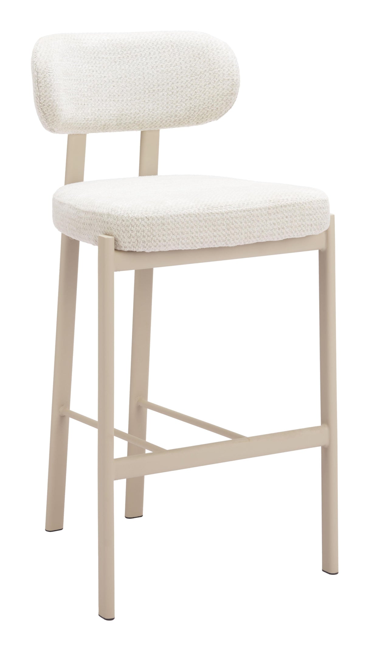 ZUO Aurea Barstool (Set of 2) Light Gray