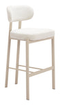 ZUO Aurea Barstool (Set of 2) Light Gray