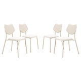 ZUO Zeal Dining Chair (Set of 4) Light Gray