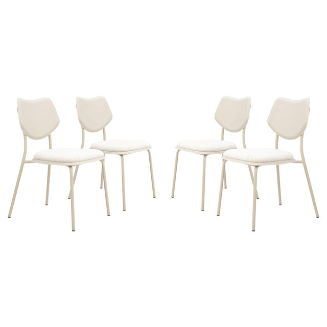 ZUO Zeal Dining Chair (Set of 4) Light Gray