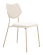 ZUO Zeal Dining Chair (Set of 4) Light Gray & Beige