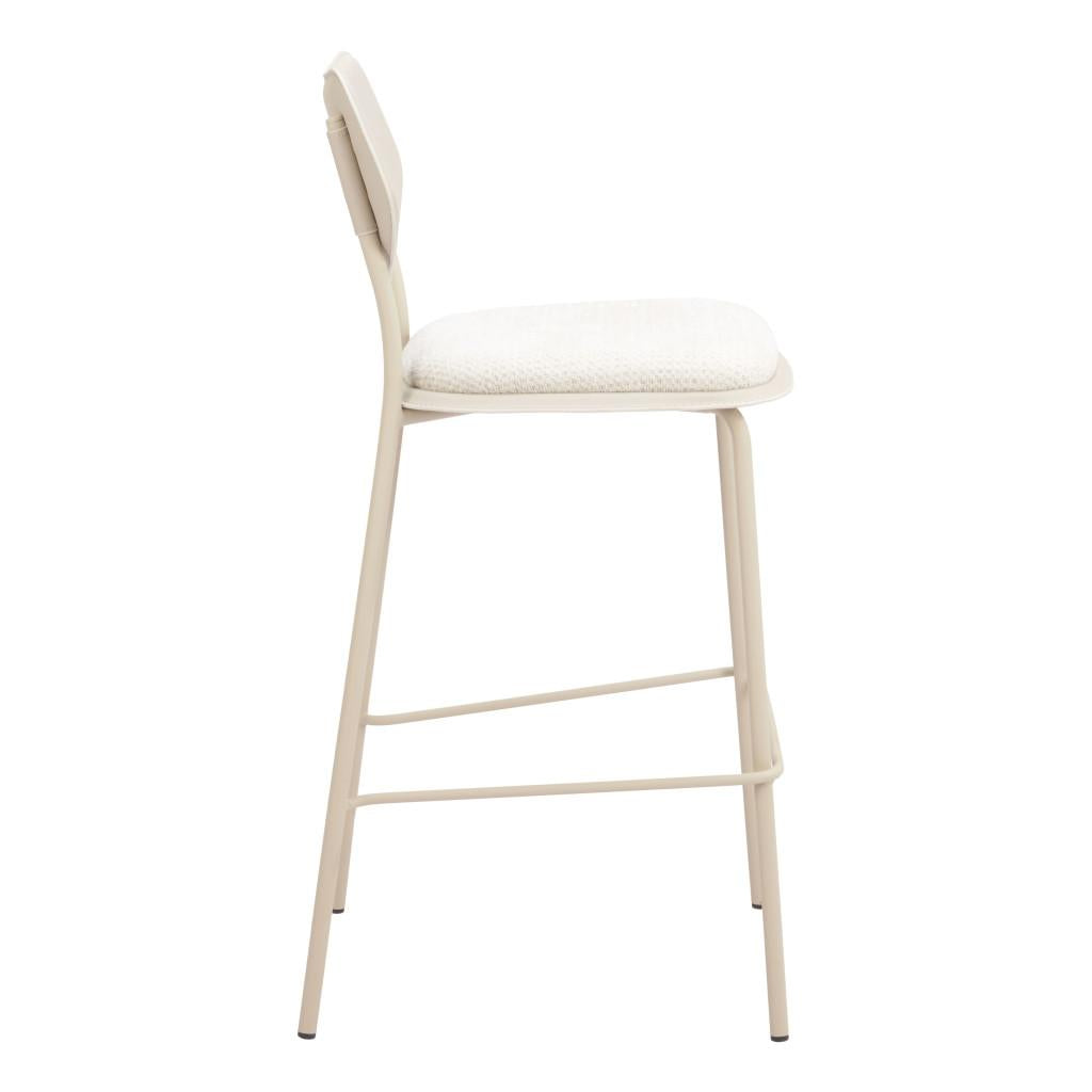 ZUO Zeal Barstool (Set of 4) Light Gray