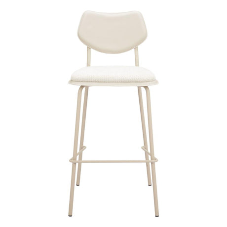 ZUO Zeal Barstool (Set of 4) Light Gray