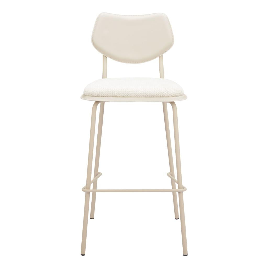 ZUO Zeal Barstool (Set of 4) Light Gray