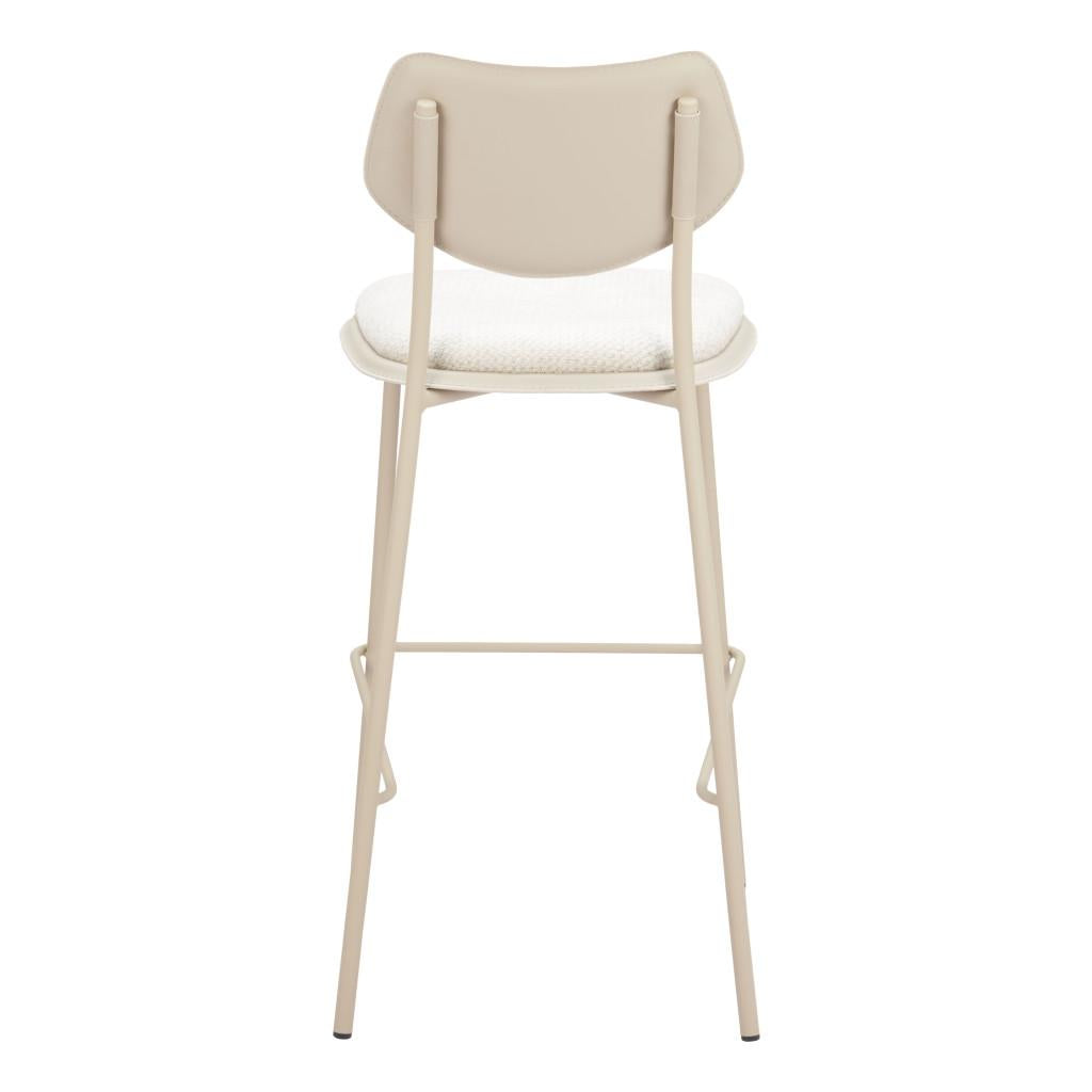 ZUO Zeal Barstool (Set of 4) Light Gray