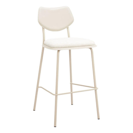 ZUO Zeal Barstool (Set of 4) Light Gray