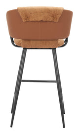 ZUO Juno Barstool (Set of 2) Brown
