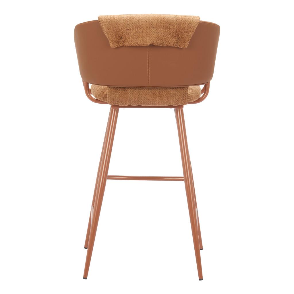 ZUO Juno Barstool (Set of 2) Brown