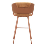 ZUO Juno Barstool (Set of 2) Brown