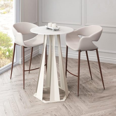 ZUO Axis Bar Table White