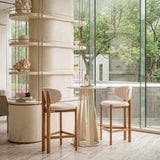 ZUO Axis Bar Table White