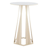 ZUO Axis Bar Table White