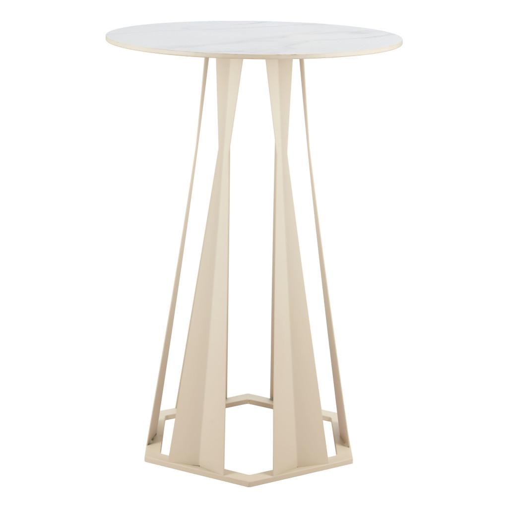 ZUO Axis Bar Table White