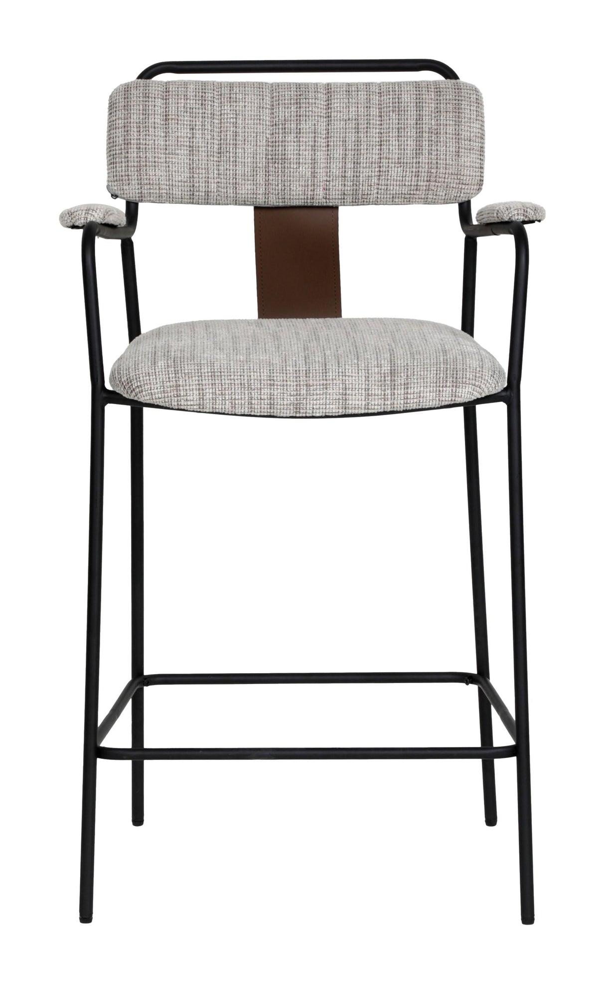ZUO Couva Counter Stool (Set of 2) Gray Tweed