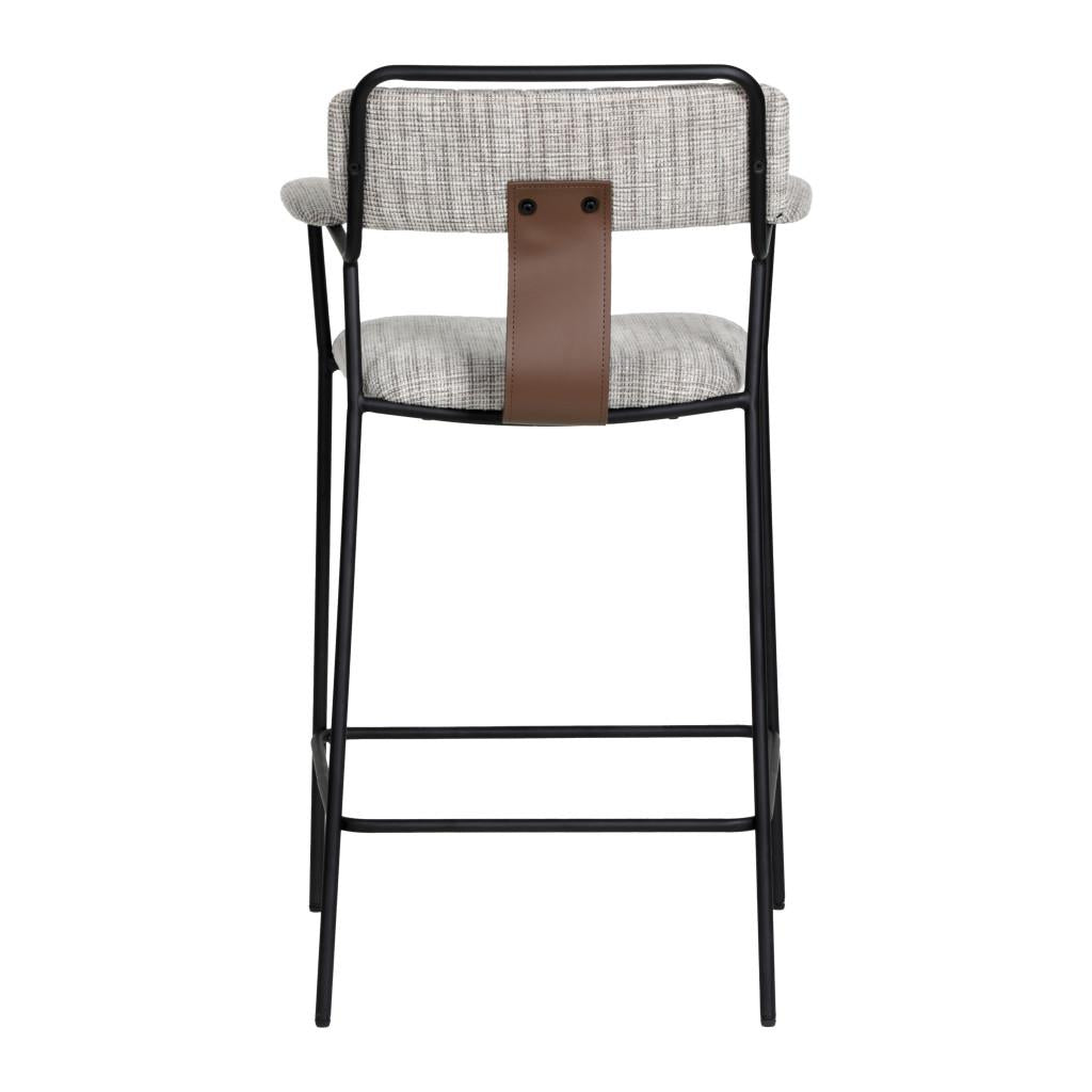 ZUO Couva Counter Stool (Set of 2) Gray Tweed