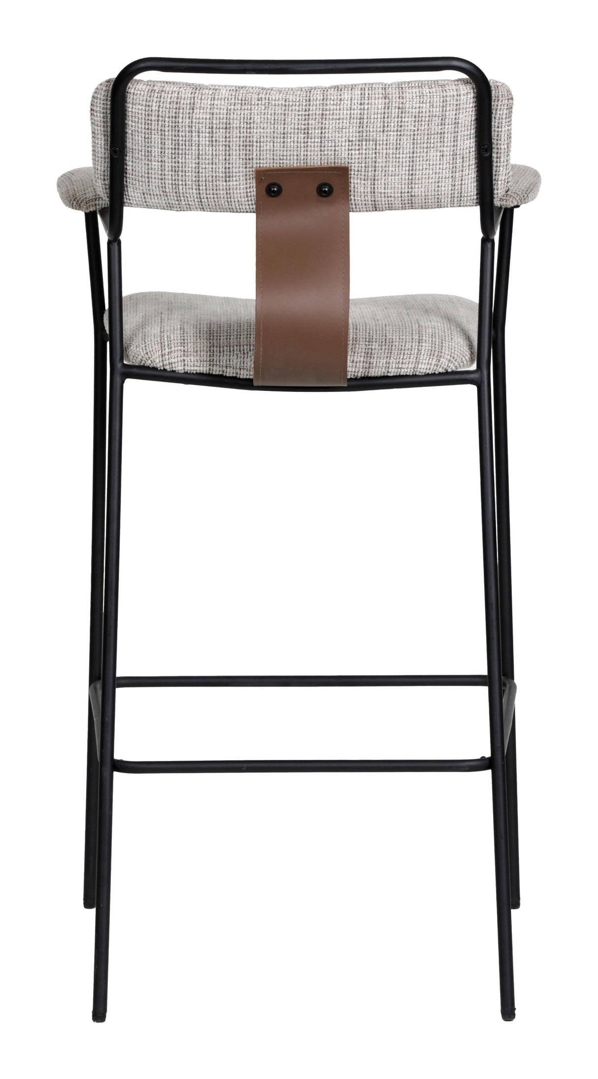 ZUO Couva Barstool (Set of 2) Gray Tweed