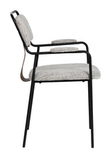 ZUO Couva Dining Chair (Set of 2) Gray Tweed