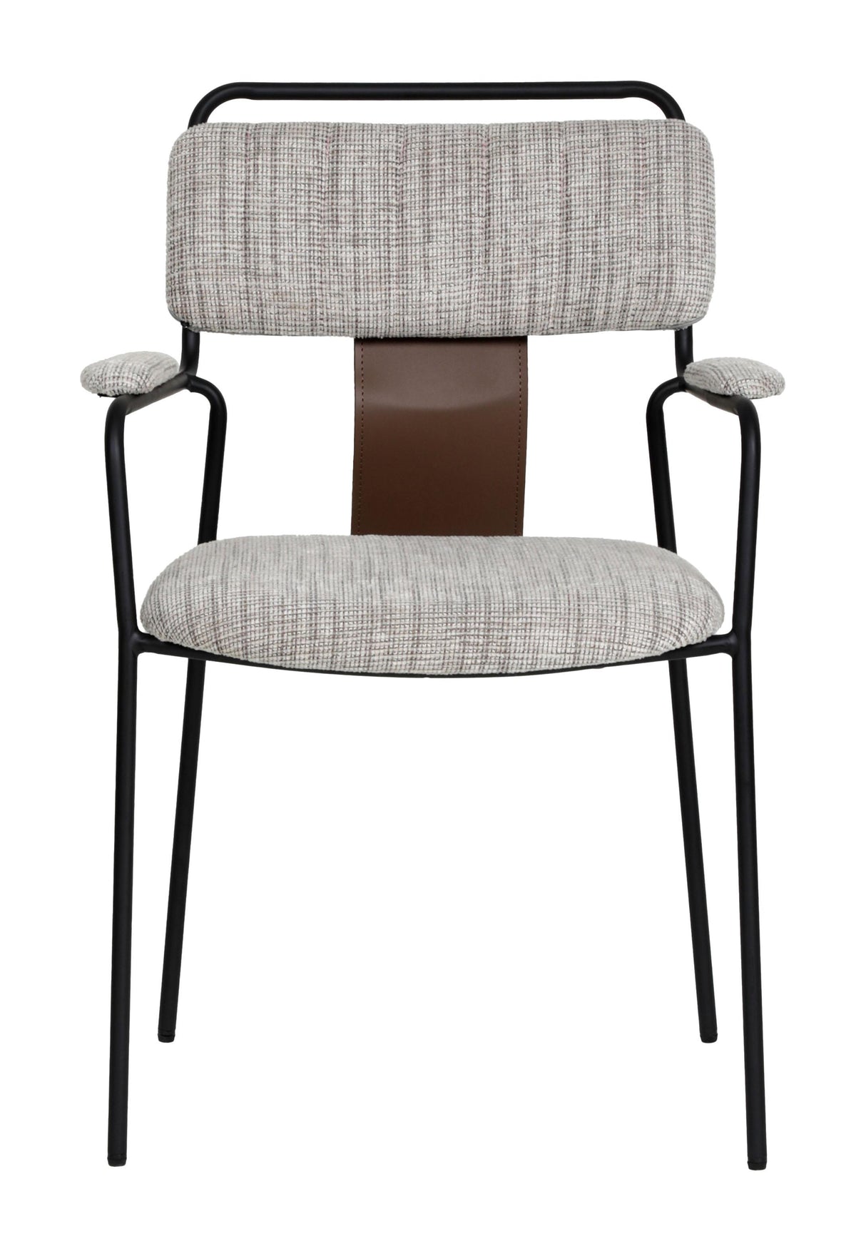 ZUO Couva Dining Chair (Set of 2) Gray Tweed