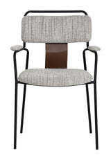 ZUO Couva Dining Chair (Set of 2) Gray Tweed