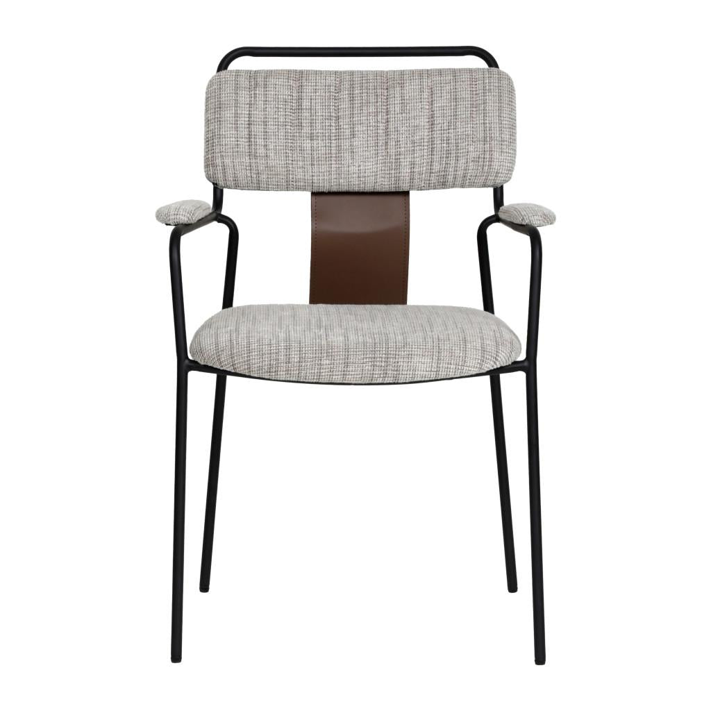 ZUO Couva Dining Chair (Set of 2) Gray Tweed