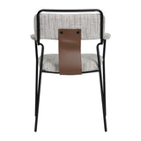 ZUO Couva Dining Chair (Set of 2) Gray Tweed
