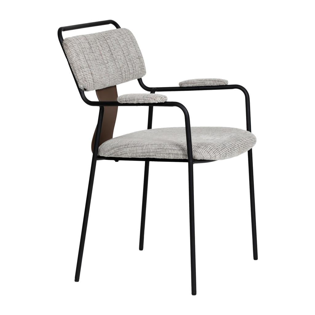 ZUO Couva Dining Chair (Set of 2) Gray Tweed