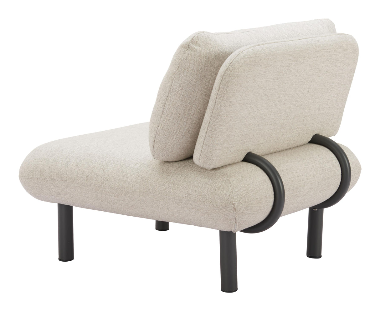 ZUO Aperto Accent Chair Beige