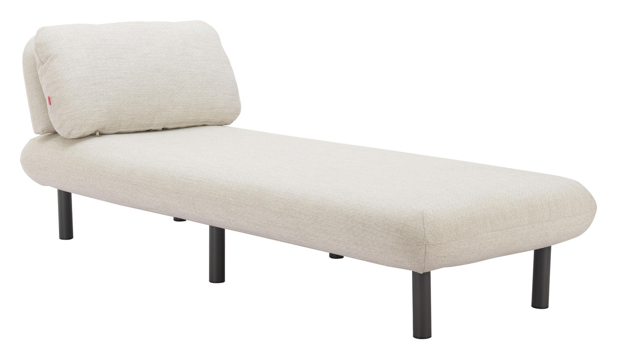 ZUO Aperto Chaise Beige