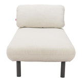 ZUO Aperto Chaise Beige