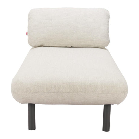 ZUO Aperto Chaise Beige