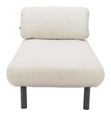 ZUO Aperto Chaise Beige