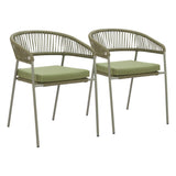 ZUO Skye Dining Chair (Set of 2) Green
