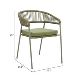 ZUO Skye Dining Chair (Set of 2) Green