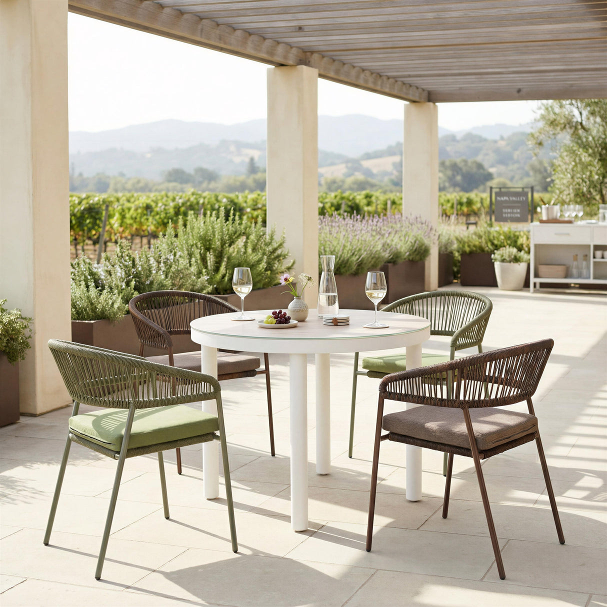 ZUO Skye Dining Chair (Set of 2) Green