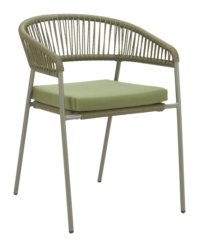 ZUO Skye Dining Chair (Set of 2) Green