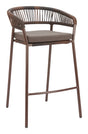 ZUO Skye Barstool (Set of 2) Brown